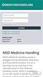 Mobile Screenshot of msd360medicinehandling.com