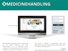 Tablet Screenshot of msd360medicinehandling.com